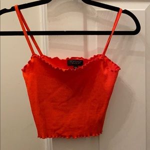TopShop ruffled cami